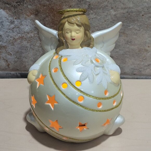 Angel Luminary Flameless LED Light Candle Changes Colors Christmas Decor Figurin - Picture 13 of 16